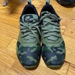 Nike Sneakers, boys size 5 , camouflage green